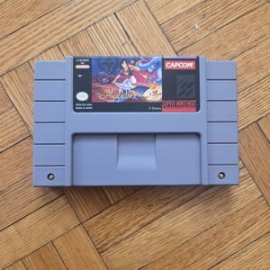 Authentic Vintage Aladdin Super Nintendo SNES Game Cartridge - Cartridge Only